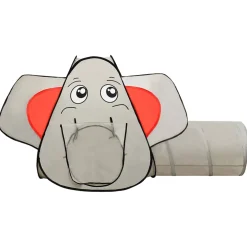 vidaXL Kinderspeeltent Olifant 174x86x101 cm grijs