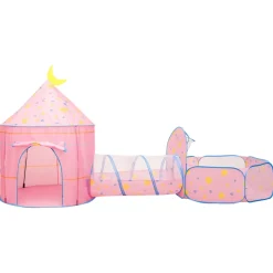 vidaXL Kinderspeeltent 301x120x128 cm roze