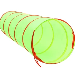 vidaXL Kinderspeeltunnel met 250 ballen 175 cm polyester groen