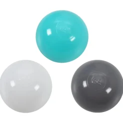 vidaXL Kinderspeeltunnel met 250 ballen 175 cm polyester groen