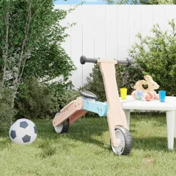 vidaXL Kinderstep 2-in-1 lichtblauw