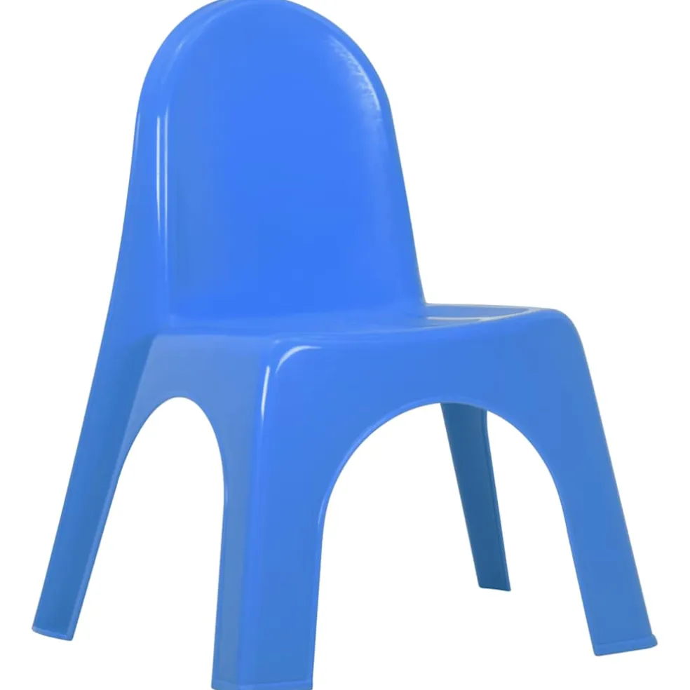 vidaXL Kindertafel en stoelenset PP