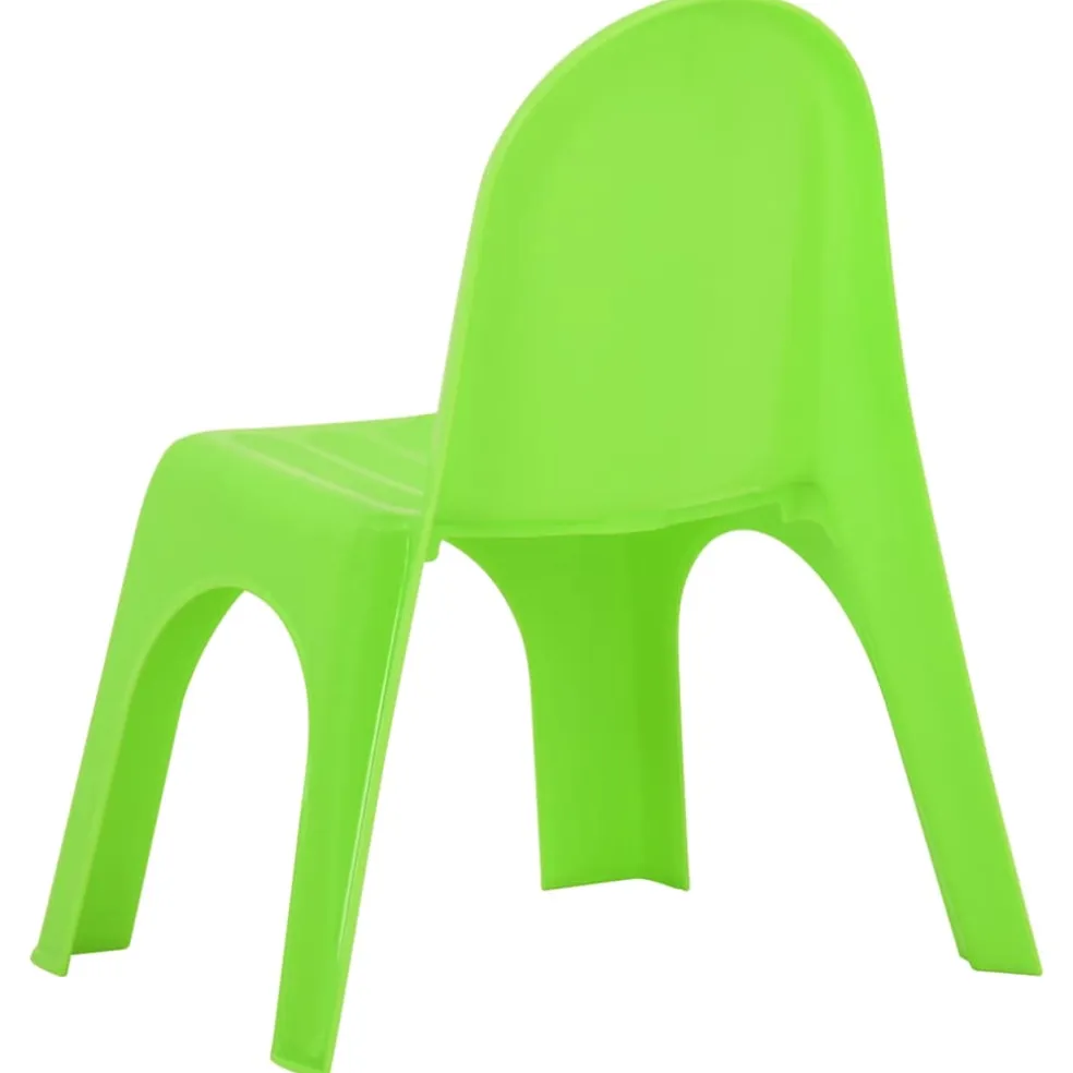 vidaXL Kindertafel en stoelenset PP