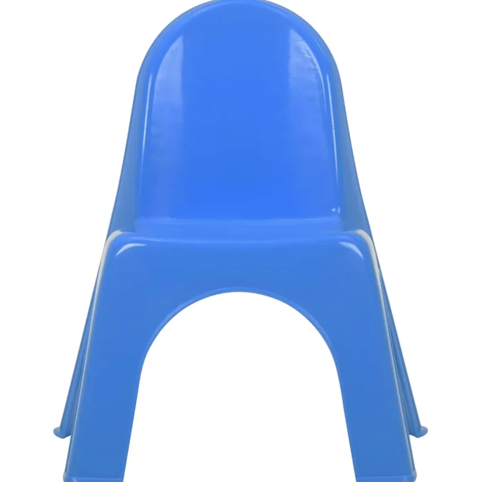 vidaXL Kindertafel en stoelenset PP