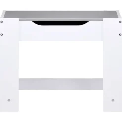vidaXL Kindertafel met 2 stoelen MDF wit