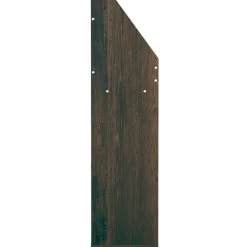 vidaXL Kindertijdschriftenrek 71x30x114 cm bewerkt hout gerookt eiken