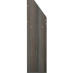 vidaXL Kindertijdschriftenrek 71x30x114 cm bewerkt hout grijs en eiken