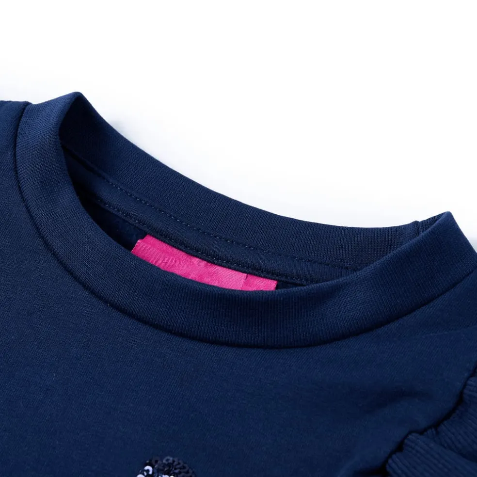 vidaXL Kindertrui 104 marineblauw