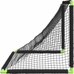 vidaXL Kindervoetbaldoel inklapbaar 90x64x64 cm zwart