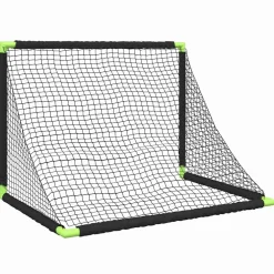 vidaXL Kindervoetbaldoel inklapbaar 90x64x64 cm zwart