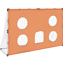 vidaXL Kindervoetbaldoel met doelmat en bal 182x62x118 cm