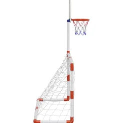 vidaXL Kindervoetbal- en basketbalset met ballen 98x50x70 cm