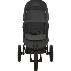 vidaXL Kinderwagen staal antracietkleurig