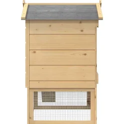 vidaXL Kippenhok Bruin 75 x 60 x 89 cm Massief grenenhout