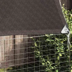 vidaXL Kippenhok 2 st zilver 600 x 100 x 210 cm Gegalvaniseerd staal
