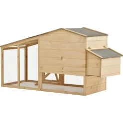 vidaXL Kippenhok 178x67x92 cm massief grenenhout