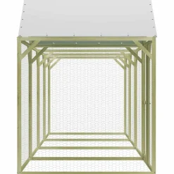 vidaXL Kippenhok 6x1,5x2 m geïmpregneerd grenenhout