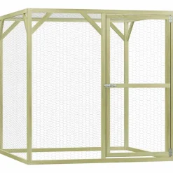 vidaXL Kippenhok 1,5x1,5x1,5 m geïmpregneerd grenenhout en staal