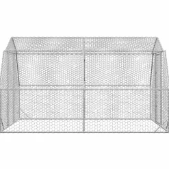 vidaXL Kippenren 2,5x4x2,25 m gegalvaniseerd staal