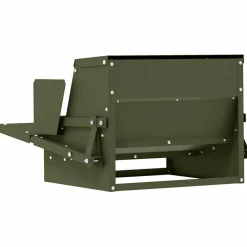vidaXL Kippen Treadle Voeder Olijfgroen 50 x 40 x 29 cm 2 kg