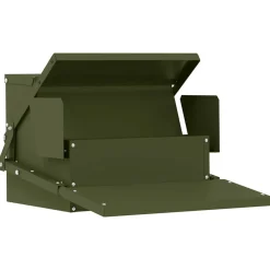 vidaXL Kippen Treadle Voeder Olijfgroen 50 x 40 x 29 cm 2 kg