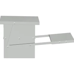 vidaXL Kippen Treadle Voeder zilver 48,5 x 39,5 x 19 cm 5 kg