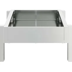 vidaXL Kippen voederbak Zilver 80 x 28 x 13.5 cm Gegalvaniseerd staal
