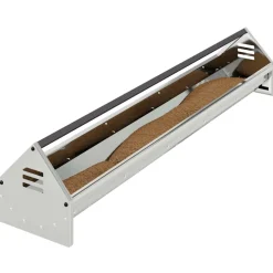 vidaXL Kippen voederbak zilver 108 x 20,5 x 20 cm 5 kg