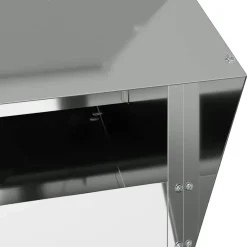 vidaXL Kip voerbak Zilver 20 x 25 x35 cm Gegalvaniseerd staal