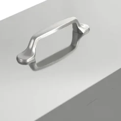 vidaXL Kip voerbak Zilver 42 x 20,5 x 33 cm 15 kg Gegalvaniseerd staal