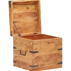 vidaXL Kist 40x40x40 cm massief acaciahout