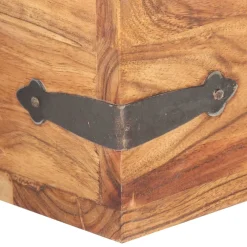 vidaXL Kist 40x40x40 cm massief acaciahout
