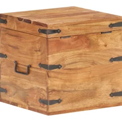 vidaXL Kist 40x40x40 cm massief acaciahout