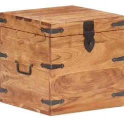 vidaXL Kist 40x40x40 cm massief acaciahout