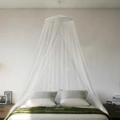 vidaXL Klamboe voor bed A-vorm 156 mesh 1270 cm Polyester