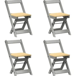 vidaXL Klapstoelen 4 stuks 