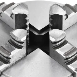 vidaXL Klauwplaat met 4 bekken zelfcentrerend 80 mm staal
