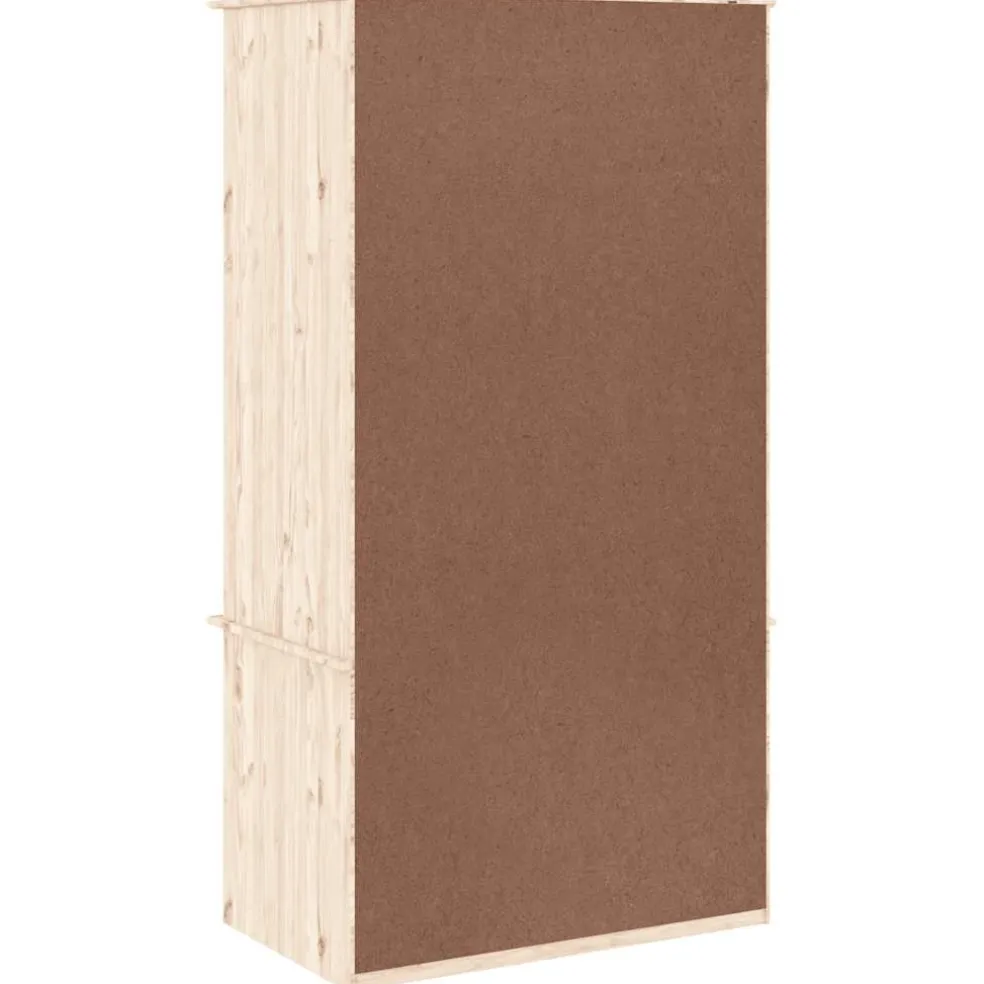 vidaXL Kledingkast ALTA 90x55x170 cm massief grenenhout