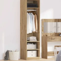 vidaXL Kledingkast Artisan Eiken 50 x 50 x 200 cm Bewerkt hout