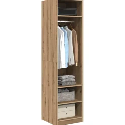 vidaXL Kledingkast Artisan Eiken 50 x 50 x 200 cm Bewerkt hout