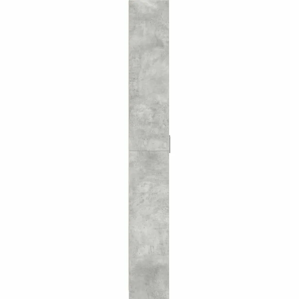 vidaXL Kledingkast Beton Grijs 55 x 25 x 189 cm Bewerkt hout