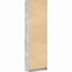 vidaXL Kledingkast Beton Grijs 55 x 25 x 189 cm Bewerkt hout