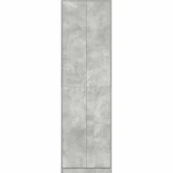 vidaXL Kledingkast Beton Grijs 55 x 25 x 189 cm Bewerkt hout