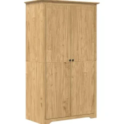 vidaXL Kledingkast BODO Honingbruin 53,5 x 99 x 173 cm Bewerkt hout