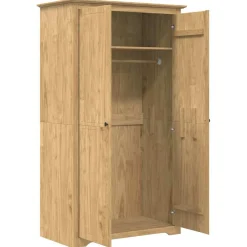 vidaXL Kledingkast BODO Honingbruin 53,5 x 99 x 173 cm Bewerkt hout