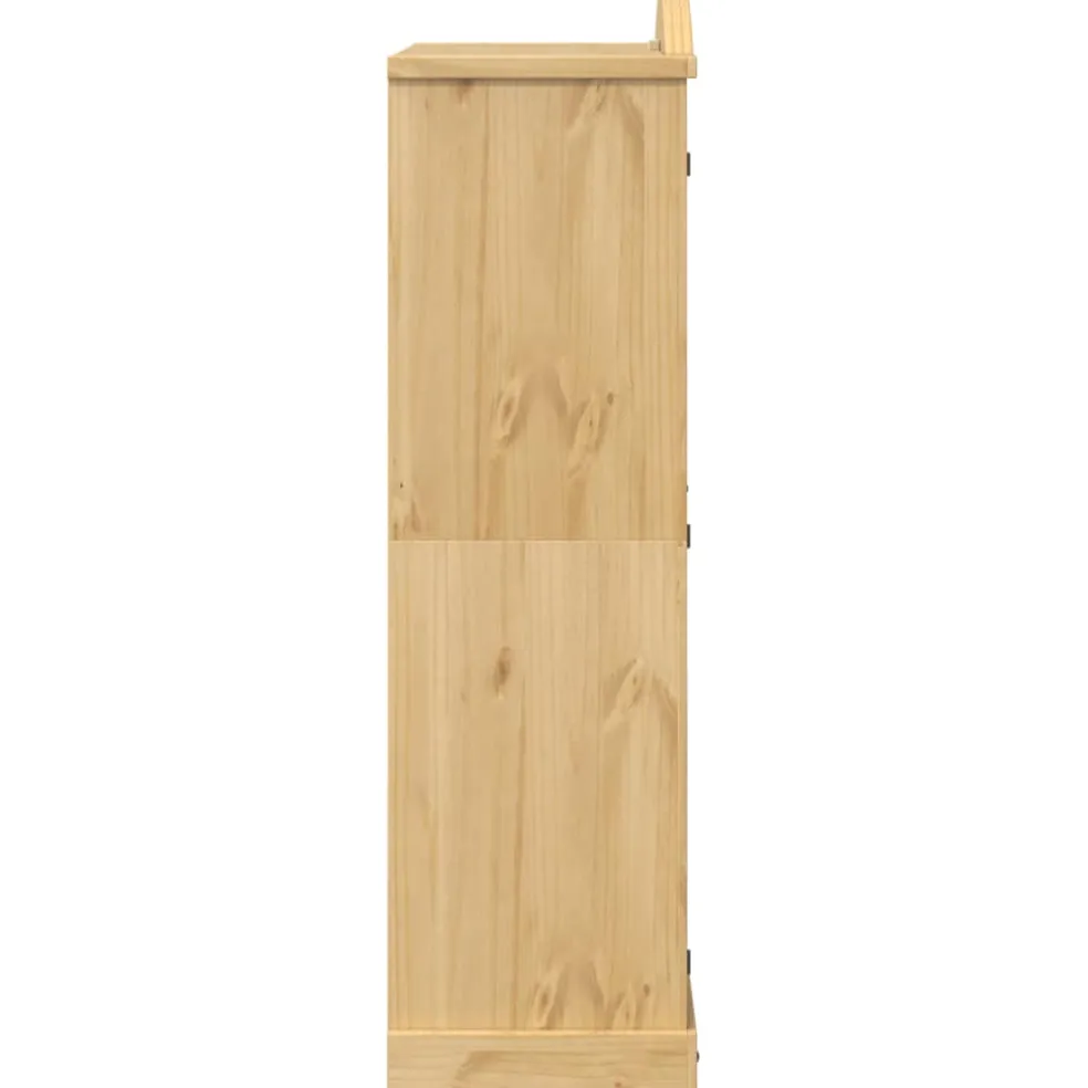 vidaXL Kledingkast Corona 102x52x186 cm massief grenenhout