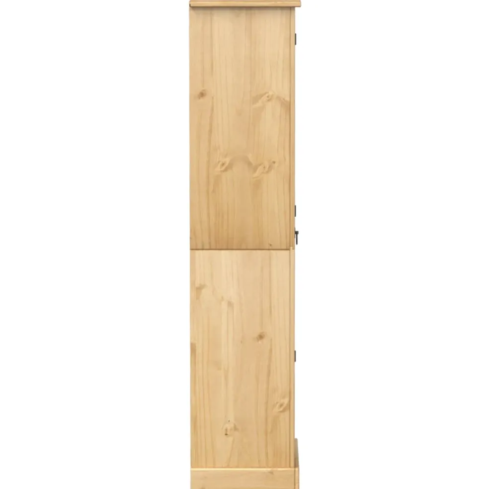 vidaXL Kledingkast Corona 55x38x170 cm massief grenenhout