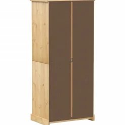 vidaXL Kledingkast Corona 76x50x170 cm massief grenenhout