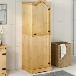 vidaXL Kledingkast Corona 55x52x170 cm massief grenenhout