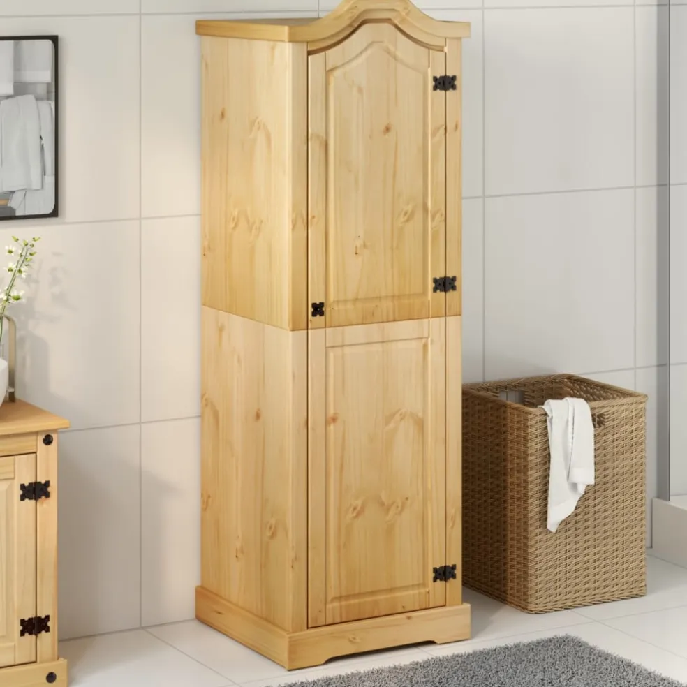 vidaXL Kledingkast Corona 55x52x170 cm massief grenenhout
